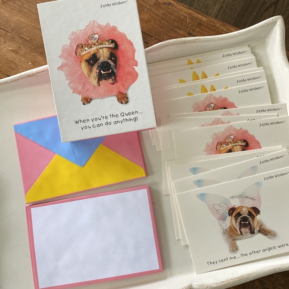 2001 Zelda Wisdom Blank Note Card Set with Envelopes - Picture 9 of 9